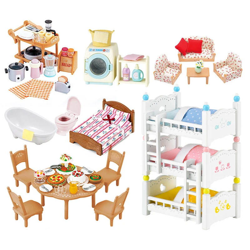 

Sylvanian Families Dollhouse Furniture Playset Various Types Doll Girl Kids Toy Gifts New