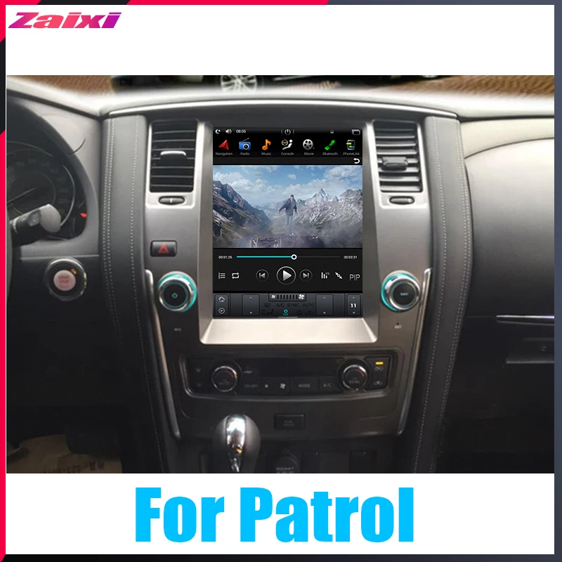 Автомобильный мультимедийный GPS навигатор на Android для Nissan патруль 2010 2019 радио с