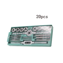 20pcs Tap Dies Set 1/16''--1/2'' NC Screw Thread Plugs Taps Carbon Steel Hand Screw Tap Hand Tools M3-M12 Titanium Plating Tool цена 20pcs Tap Dies Set 1/16''--1/2'' NC Screw Thread Plugs Taps Carbon Steel Hand Screw Tap Hand Tools M3-M12 Titanium Plating Tool цены онлайн