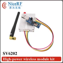 2 шт./лот SV6202 Высокая чувствительность-121 дБм RS485 интерфейс 433 МГц Беспроводной RF Студгородок Абитуриентам модуль