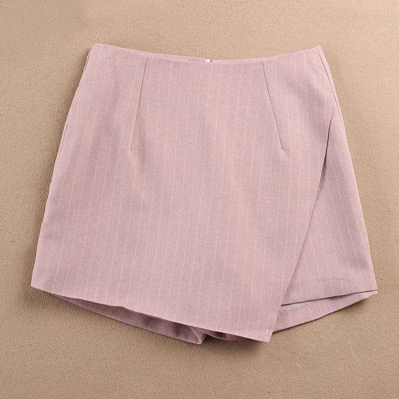 Women's suits summer new Korean casual slim stripes small suit jacket fashion half-length mini skirt two-piece 2019