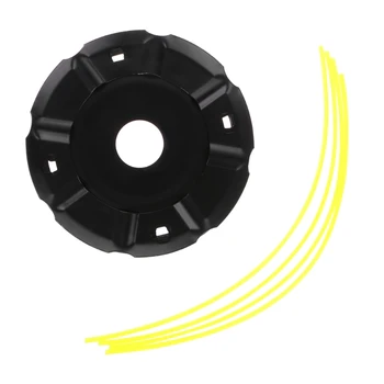 

Brush Cutter Metal Trimmer Head With 4 Trimmer Lines Iron Grass Cutting Head New 649E