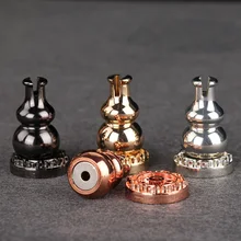 Ладан подставка для благовоний горелка тыквы Черное золото розовое золото Серебристые палочки держатель S