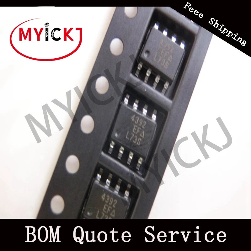 10 шт. SI4392DY микросхема N-Channel уменьшенный Qg, быстрое переключение WFET 8-soic 4392