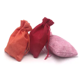 オンライン 2018 Fashional の 5 個 10*14 リネンバッグ巾着ウェディング & クリスマス包装 Pouchs & ギフトバッグ安いと美しいカスタマイズすることができ
