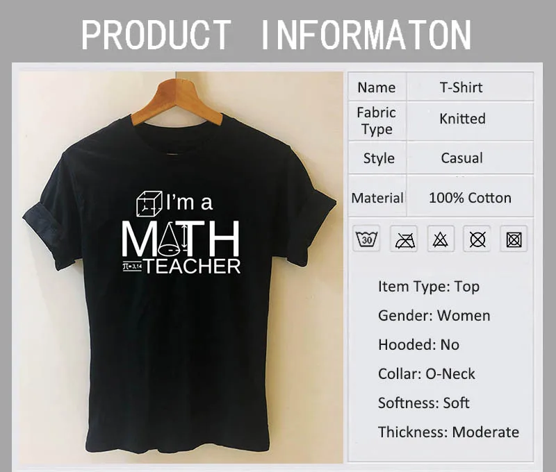 Летняя Новинка, футболка с надписью «Have No Fear The Math Teacher is here», хлопковая футболка с коротким рукавом для женщин и девочек, забавная футболка с надписью «Find Variable X»