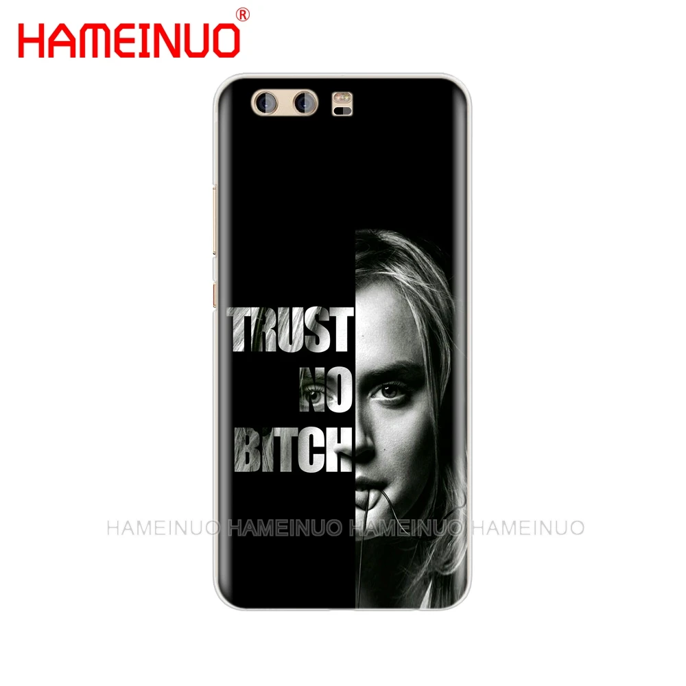HAMEINUO ORANGE IS THE NEW Черная крышка чехол для телефона для huawei Ascend P7 P8 P9 P10 P20 lite plus pro G9 G8 G7