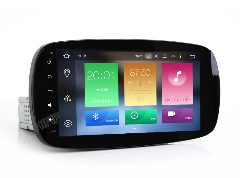 Cheap 9" IPS DSP 4G Android 9.0 Car Multmedia DVD player GPS autoradio for Mercedes/Benz Smart Fortwo 2016 2017 2018 Radio stereo 1