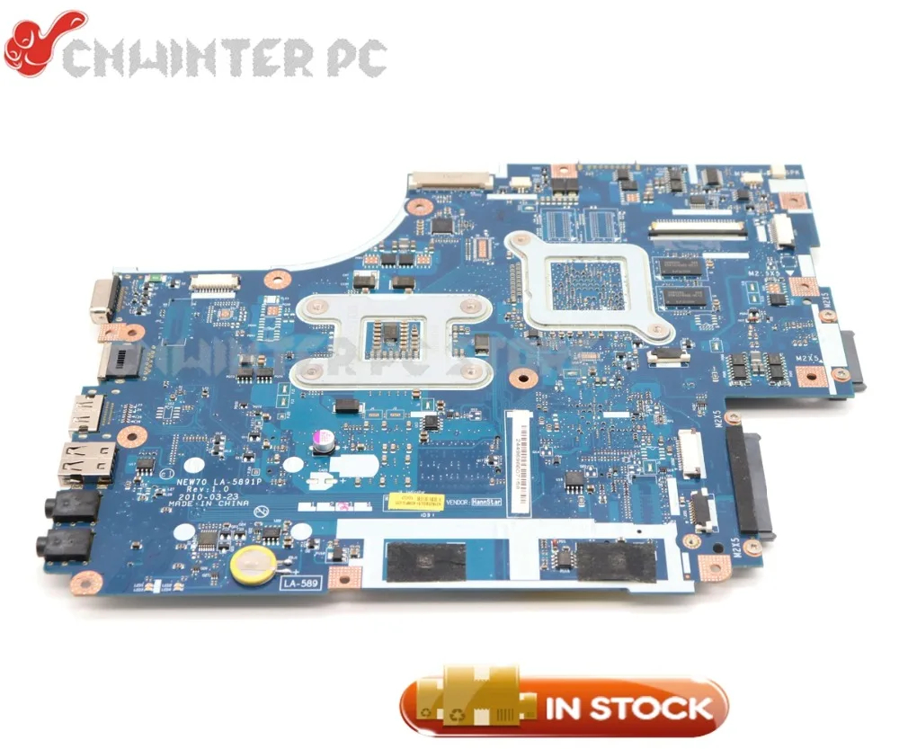  NOKOTION 70 LA-5891P MBWJR02001 MB.WJR02.001 For Acer aspire 5742 5742G Laptop Motherboard HM55 DDR
