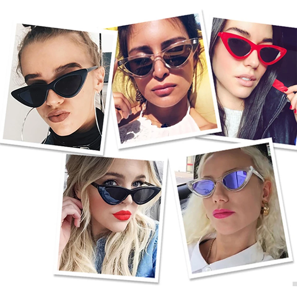 IGUETTA, маленькие солнцезащитные очки "кошачий глаз", женские, Ретро стиль, черные, белые, кошачий глаз, солнцезащитные очки, модные, винтажные, брендовые, дизайнерские, солнцезащитные очки