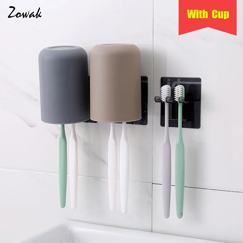 Travel Toothbrush Holder with Cup Bathroom Accessories Storage