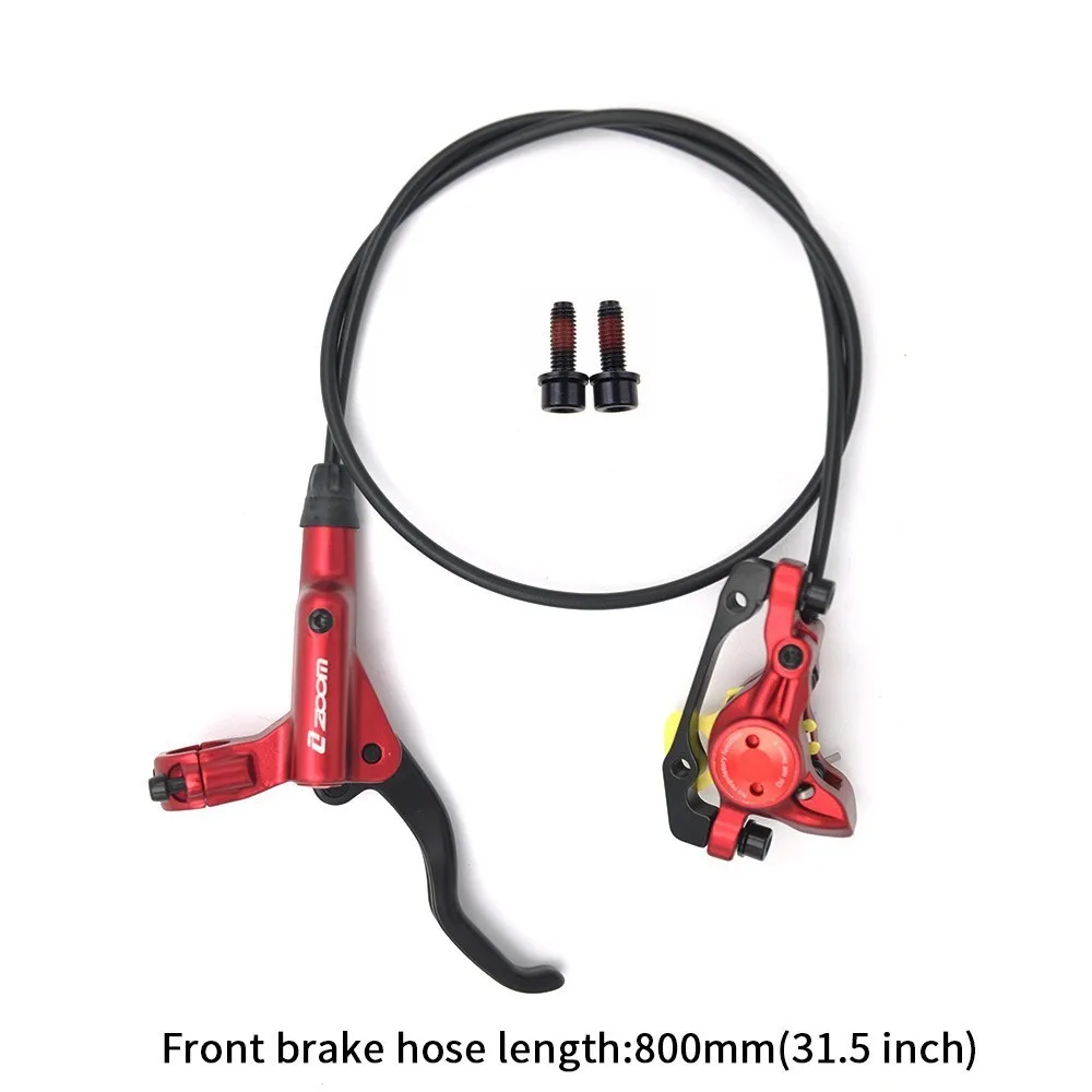 Rront Brake Zoom Hb 875 гидравлический дисковый тормозной рычаг передний 800/задний 1400 мм для горного велосипеда Mtb дисковый тормозной зажим тормозные колодки - Цвет: Rront Brake