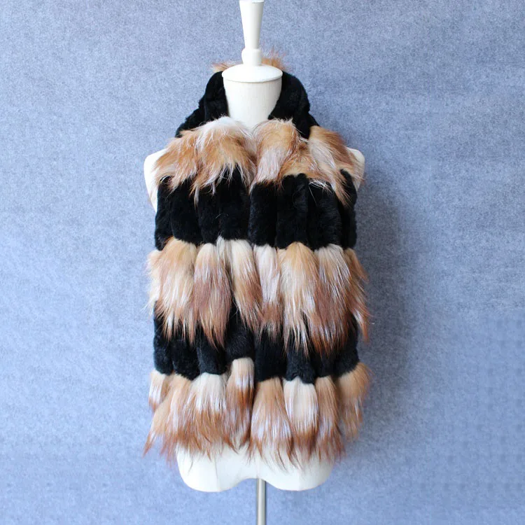  Fox Fur carf Real rex rabbit Fur  (4)