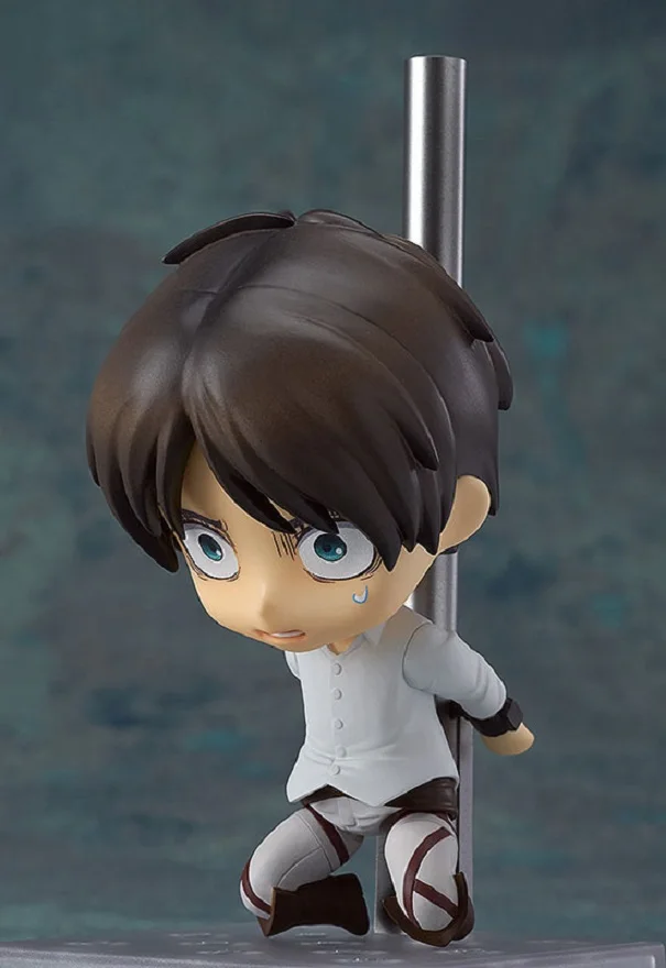 Nendoroid атака на Титанов Shingeki no Kyojin Скаутинг Легион Леви риваиль 390 Эрен 375 ПВХ фигурка Модель Коллекция игрушек