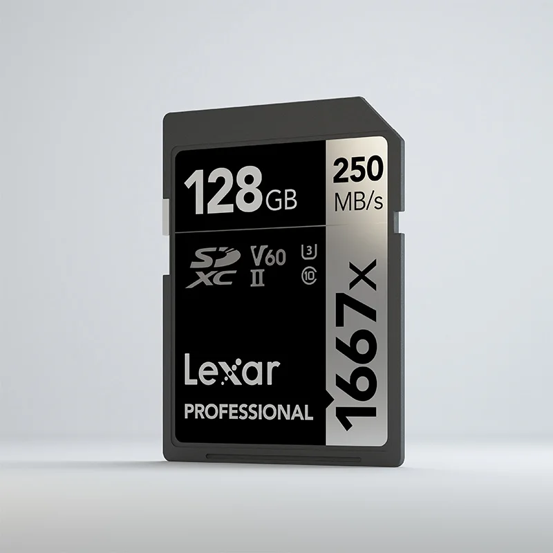 Новое поступление! 256 МБ/с. Lexar PROFESSIONAL 64 GB 128 GB 256 GB SDHC SDXC U3 карты C10 1667X карты памяти SD для 3D 4 K видео Камера