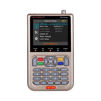 

GTMEDIA V8 Finder digital satellite Finder HD DVB-S2 High Definition 3.5" LCD Satellite Finder MPEG-2 MPEG-4 Freesat