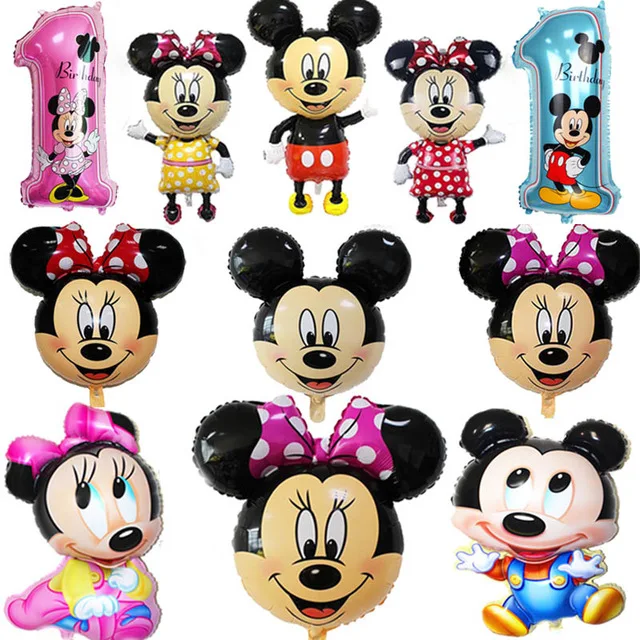 XL GIANT MICKEY MINNIE MOUSE FOIL BALLOONS HELIUM BIRTHDAY PARTY 112 CM DISNEY