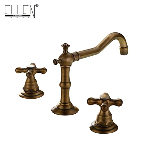 Antique Bronze Bathroom Faucets Basin Mixer Double Handle 3 Antique Bronze Bathroom Faucets Basin Mixer Double Handle 3 Hole Sink Taps