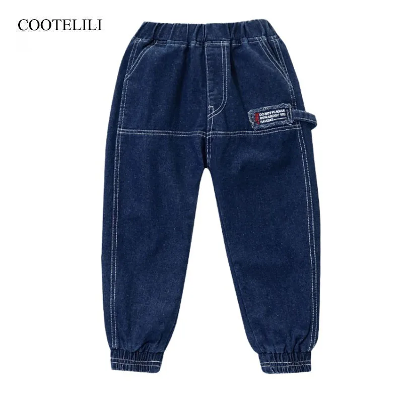 

COOTELILI Children Jeans Boys Denim trousers Kids Boys Jeans Top Quality Casual pants kids clothing Autumn leggings