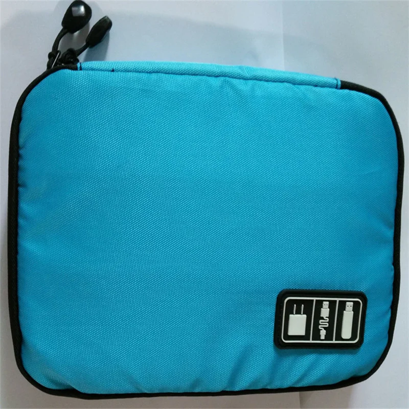 Multifunctional Travel Digital Device Shockproof Case Earphone Charger Data Cable Storage Bag Electronic Accessories Bag