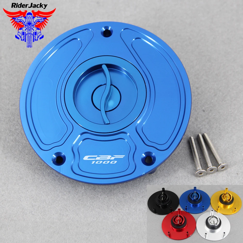 

CNC Aluminum Keyless For Honda CBF 1000 CBF1000 2000 to up Motorcycle Accessories Fuel Gas Tank Cap Cover