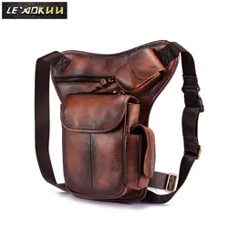 Оригинальная кожаная мужская модная повседневная сумка-мессенджер, сумка для путешествий, поясная сумка 3106 г