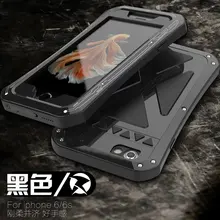 R-JUST X-MEN для iphone 6 6s водонепроницаемый противоударный металлический чехол Gorilla glass для iphone 6 6s plus непромокаемый чехол для телефона s