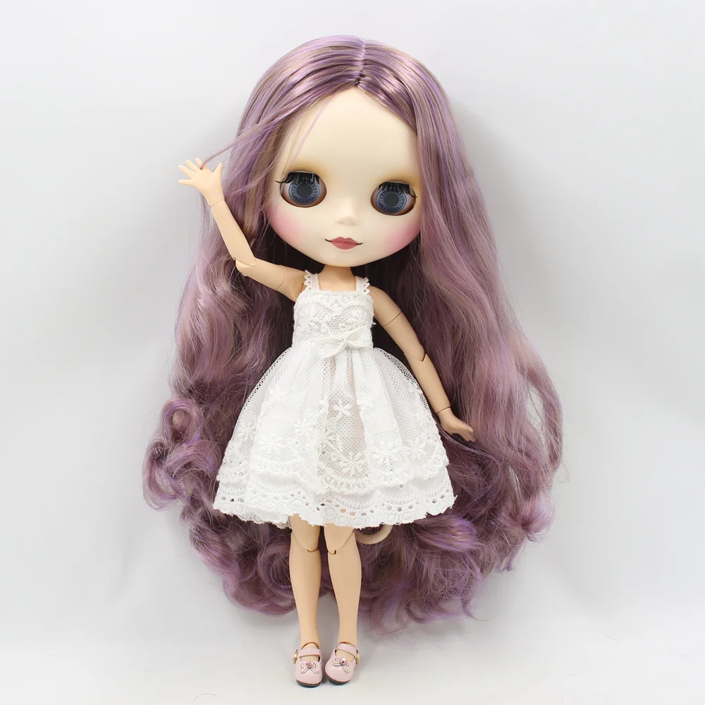 Blyth кукольная одежда ICY Licca 1/6 белое кружевное платье