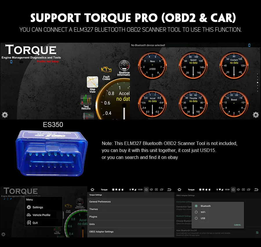 Cheap Erisin ES7431FB 7" Android 8.0 Octa core 4G RAM Car DVD GPS Radio DVR DAB+ DVD for Frod Transit Focus Fiesta Kuga 14