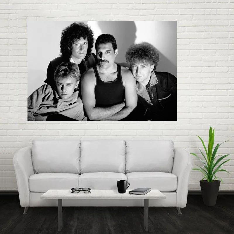 

Queen Band Art Silk Poster Wall Pictures for Living Room Dropshipping