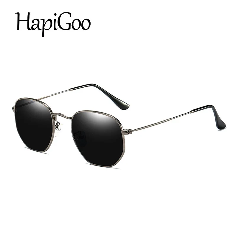 HAPIGOO Ретро шестигранной солнцезащитные очки Для мужчин поляризационные