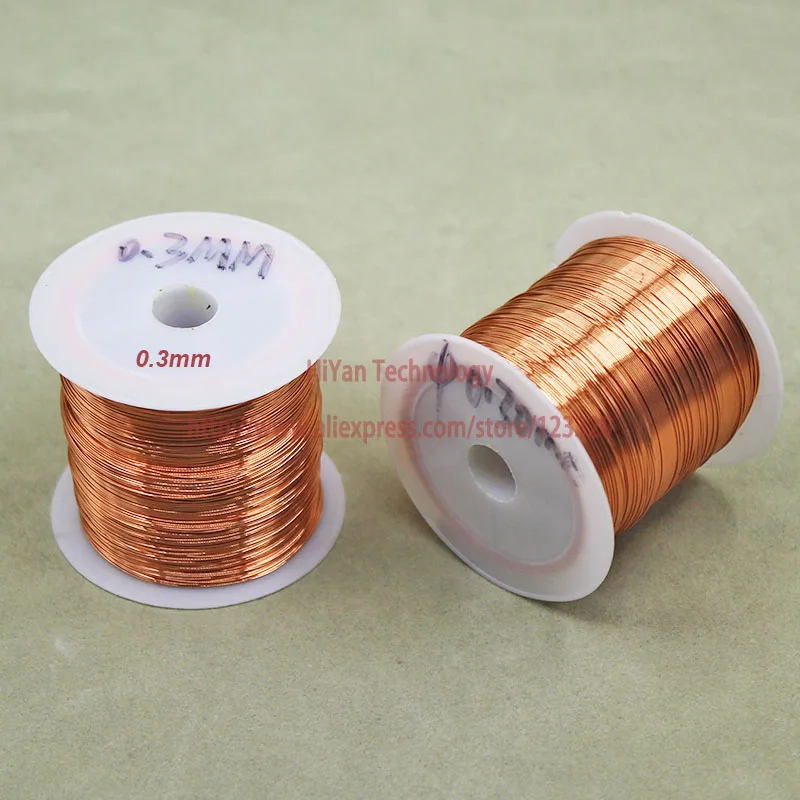 

(100Grams/lot) Polyurethane Enameled Copper Wire Diameter 0.30MM Varnished Copper Wires QA-1/155 2UEW Transformer Wire Jumper