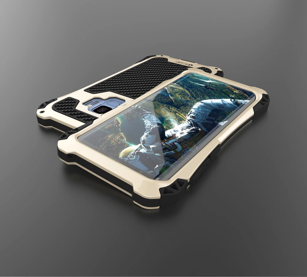 R-JUST противоударный Грязь противоударный чехол Чехол для samsung Galaxy S9 плюс Чехол защитный чехол для мобильного телефона с красочным оформлением для samsung S9