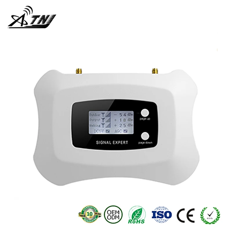 2019 Full Intelligent LCD display 3G 2100MHz signal Repeater cellular signal booster amplifier work for Russia..etc Asia,Europe