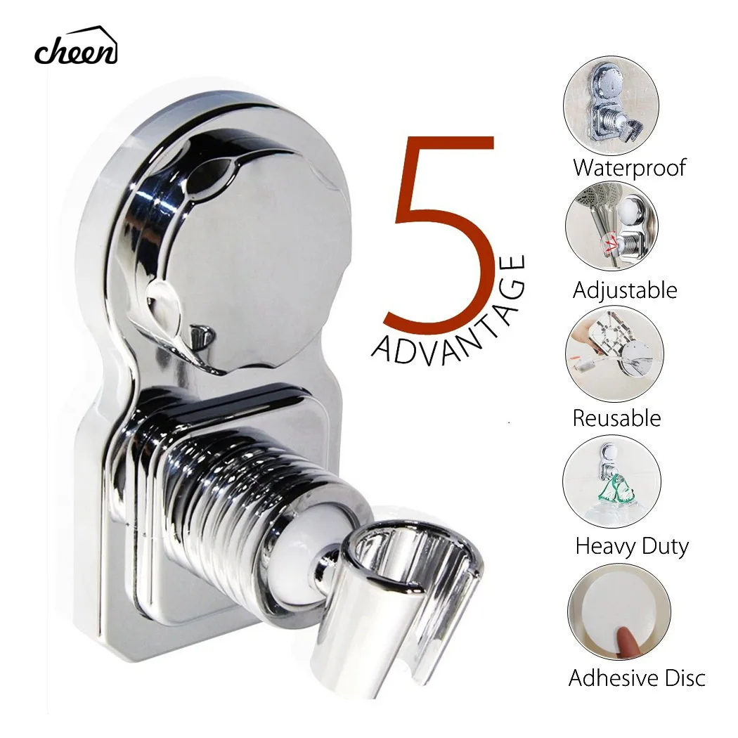 Vacuum Suction Cup Shower Head Holder Shower Head Bracket Reusable