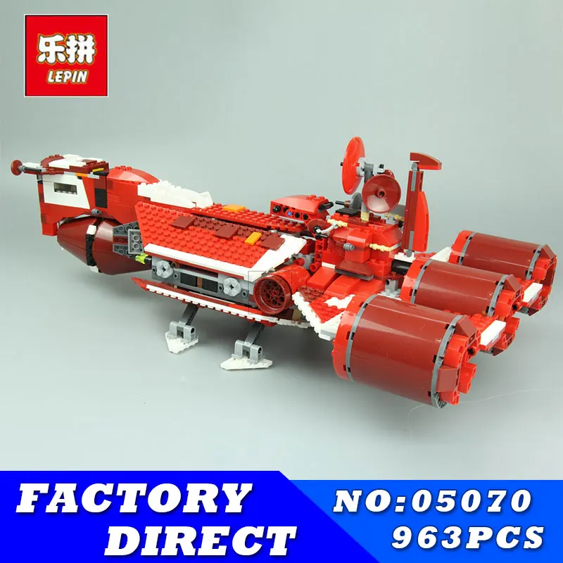 

LEPIN 05070 963Pcs Genuine New Star Series Wars Republic Cruiser Set Building Blocks Bricks for Childeren Toys Model Gift 7665