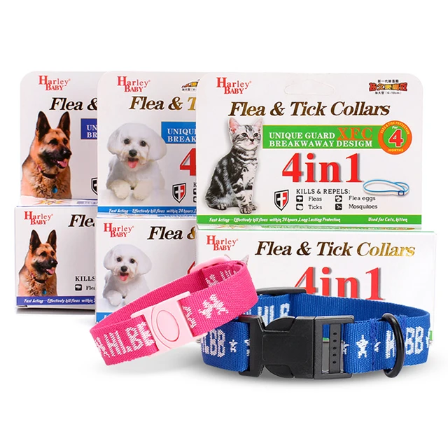 Pet Cats Adjustable Anti Flea Tick Nylon Neck Collar Health Doggy