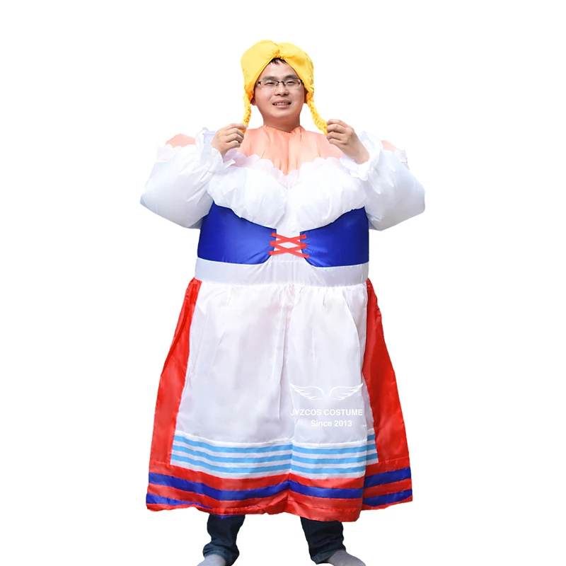 Inflatable Germany Lady costume  (5)