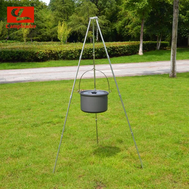 Campleader libre desmontaje telescópica diseño barbacoa al aire libre Camping trípode estabilizador de utensilios de cocina Camping Picnic herramientas CL013 Campleader libre desmontaje telescópica diseño barbacoa al aire libre Camping trípode estabilizador de utensilios de cocina Camping Picnic herramientas CL013