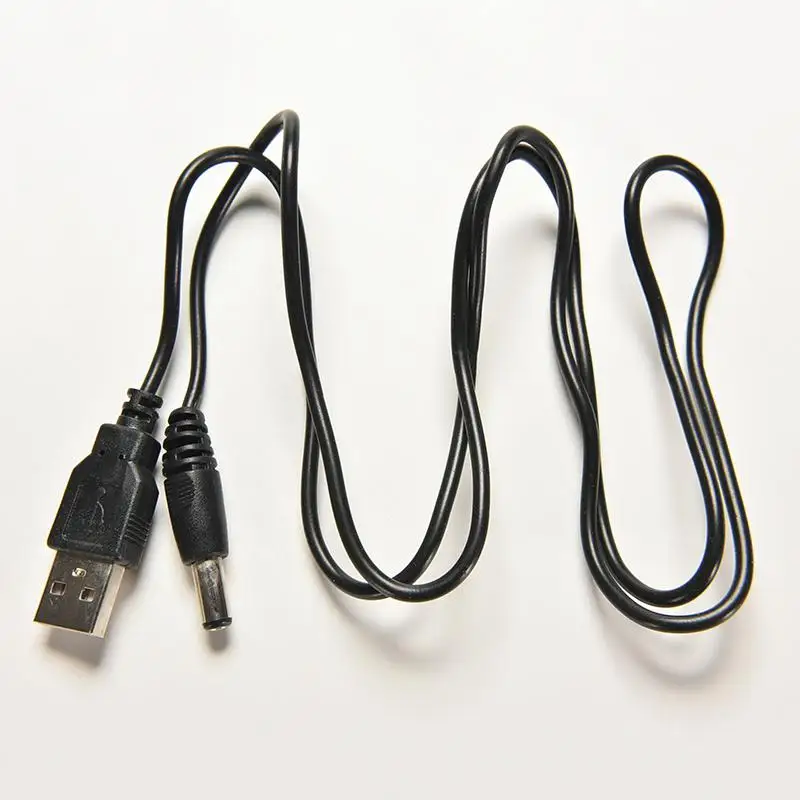 1 шт. кабель питания от 2 0 до DC 5 мм х 80 см черный USB для кабеля аксессуары