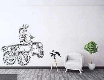 

Newly Arrivals Wall Sticker Decal ATV Motorcycle Children Guys Boys Bedroom Wallpaper Home Decor Sofa Background Decor Art LC022