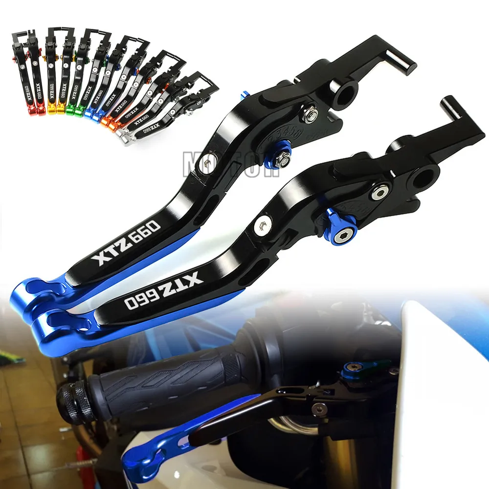 Для Yamaha XTZ660 Tenere 1991 - 1998 1992 1993 CNC алюминиевые мотоциклетные регулируемые складные