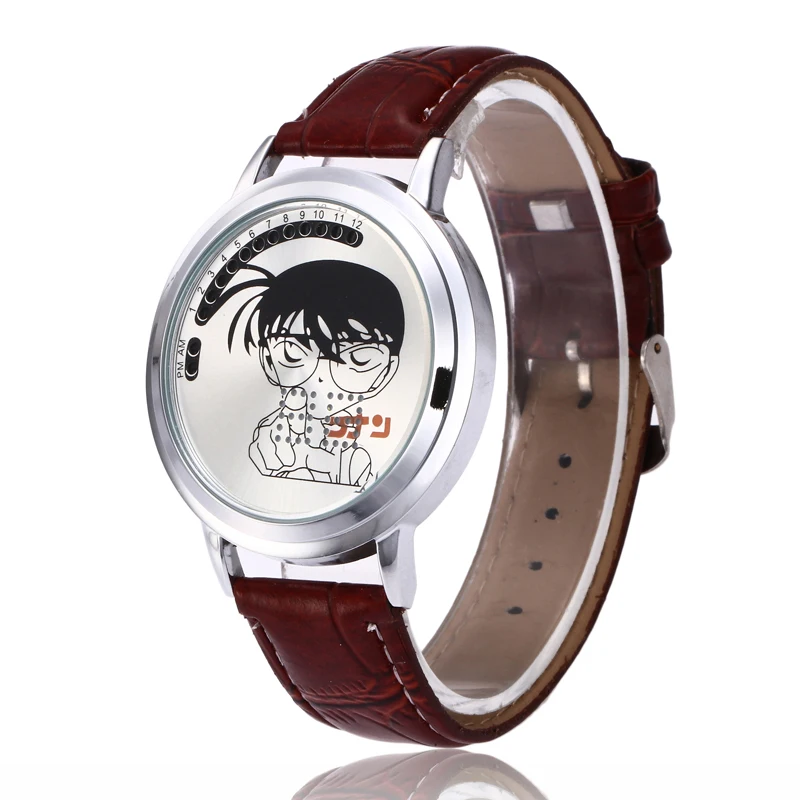 LED сенсорный экран часы led аниме креативные модные студенческие