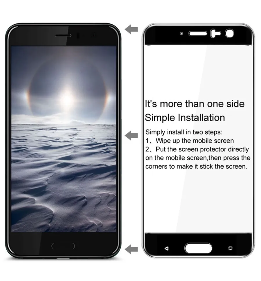Imak Оригинальное полное покрытие из закаленного стекла для htc U11 U 11 Стекло 9H 2.5D Премиум защита на весь экран защитная пленка безопасный Чехол