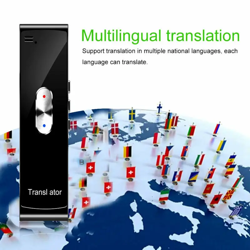 Умный голосовой переводчик портативный двусторонний перевод в реальном времени многоязычный