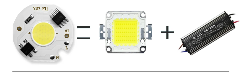 Светодиодный COB Чип-диод переменного тока 220 в 3-9 Вт 10 Вт 20 Вт 30 Вт 50 Вт для прямоугольного светильник, матричный светильник, светодиодные лампы-ампулы Y27 Y32, не нужен светодиодный драйвер