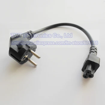 

European Power Cord, Schuko to IEC 320 C5 Power Adapter Cable For laptop Notebook ,CEE7/7 Male to C5 Female,6pcs .Free shipping