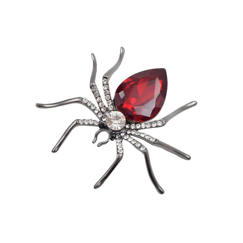 CINDY XIANG 3 цвета на выбор хрустальные броши пауки для женщин Мода пистолет-черное покрытие насекомое Брошь булавка изысканное ювелирное изделие подарок