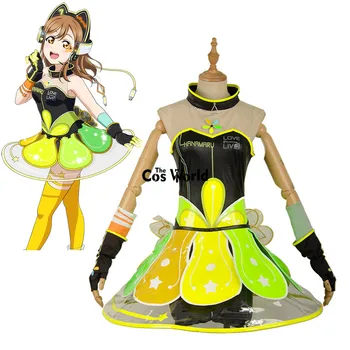 

Love Live Sunshine Aqours Kunikida Hanamaru Cyber Video Games Tee Tube Top Dress Uniform Outfit Anime Cosplay Costumes