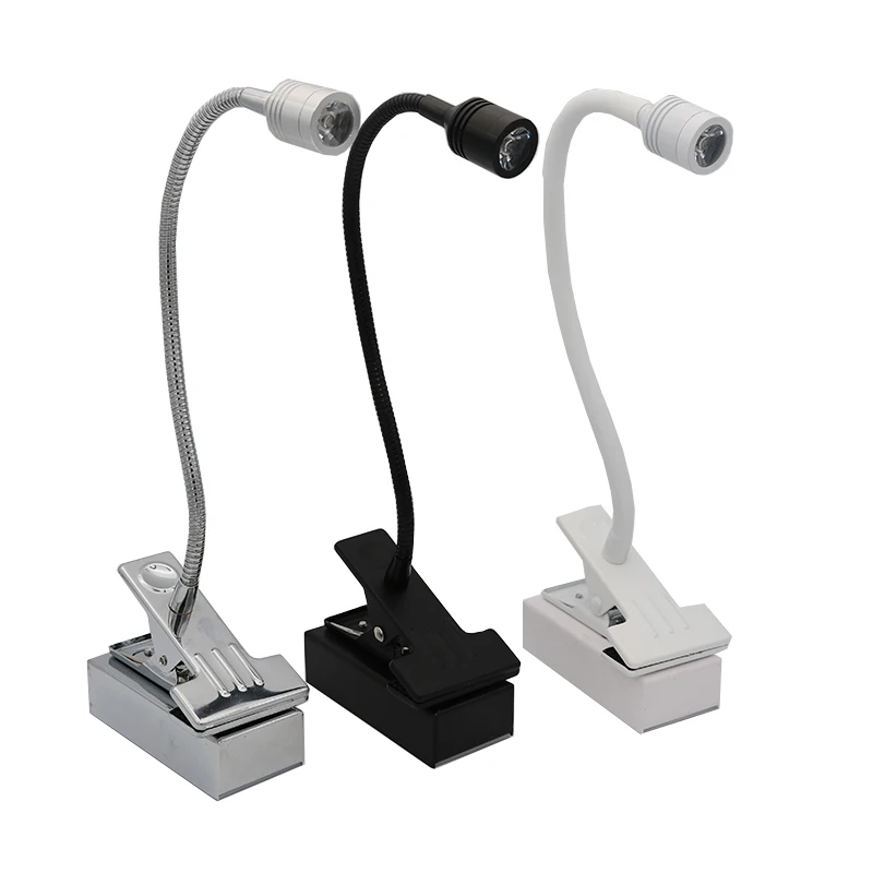 Best Wireless 3W LED Portable Clamp On Desk Light BatteryPowered